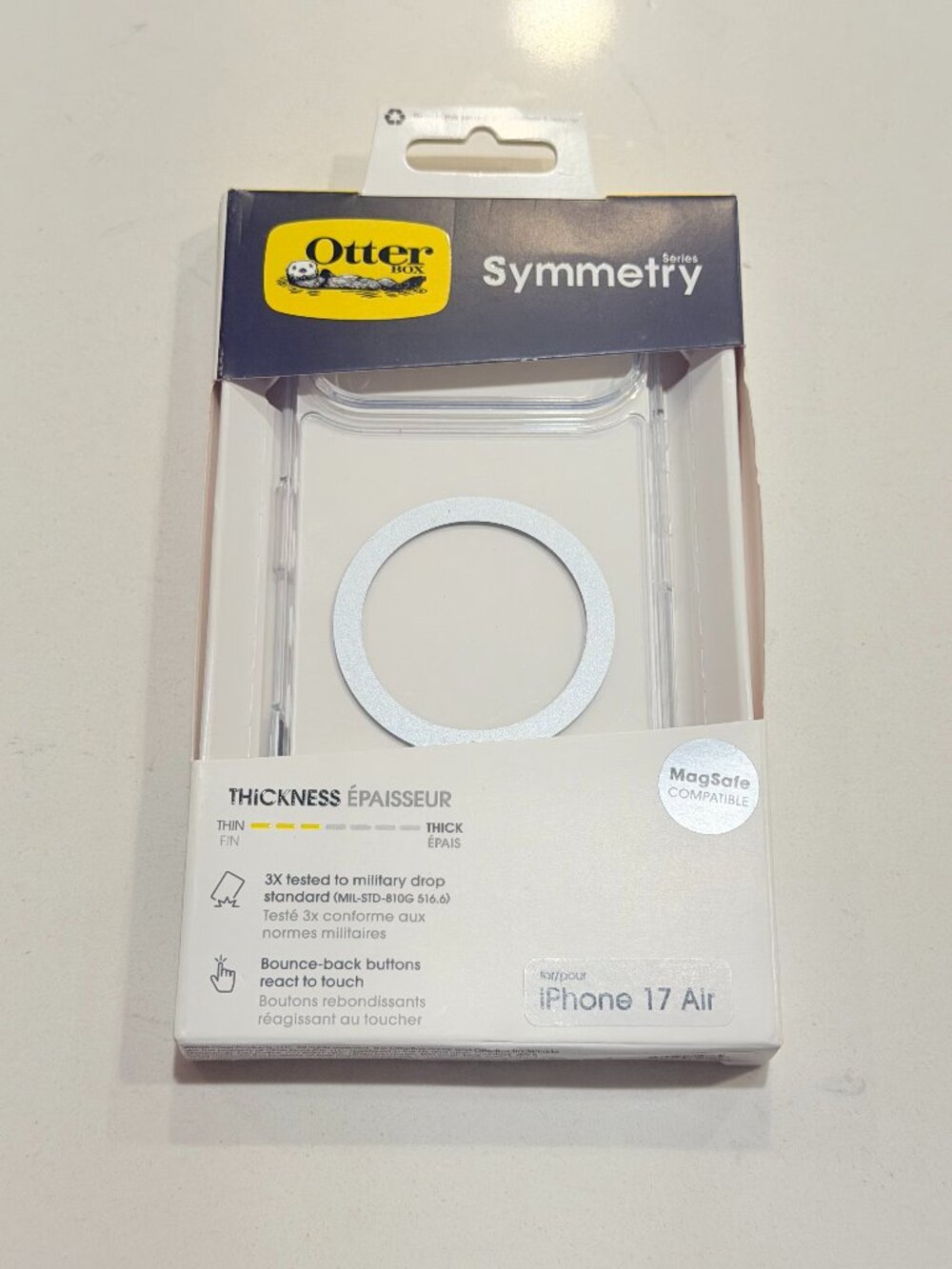 OtterBox Symmetry Series Case - Stardust 4.0 (Clear) - iPhone Air - New in Box